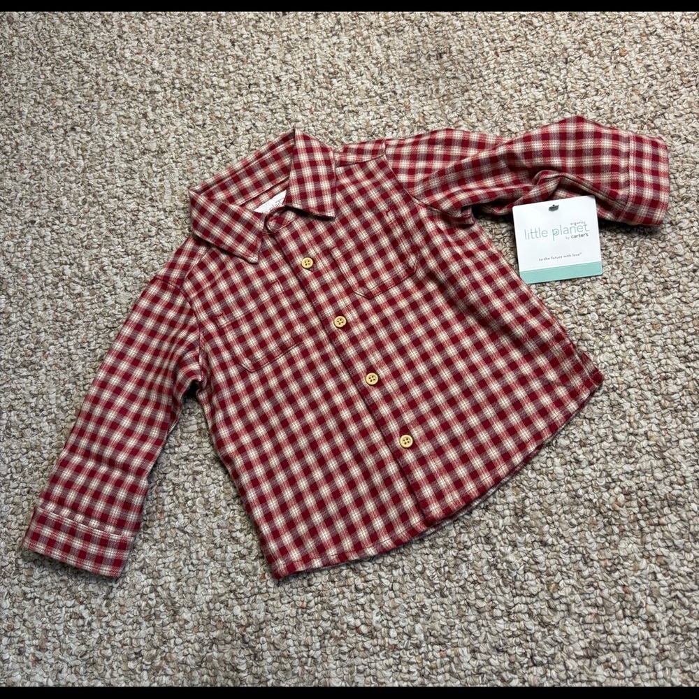 9m Little Planet button down shirt